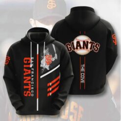 San Francisco Giants A 11 Zip Hoodie 3D