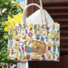 The Simpsons Custom Name Leather Handbag