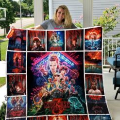 Stranger Things Show Tv Quilt