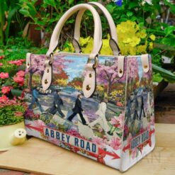 The Beatles 2 Lover Leather Handbag