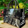 The Beatles 2 Lover Leather Handbag