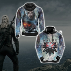 The Witcher 1G Zip Hoodie 3D