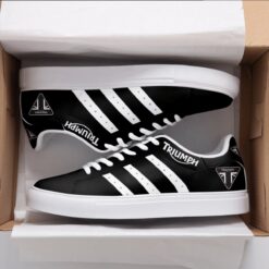 Triumph Black Stan Smith Shoes