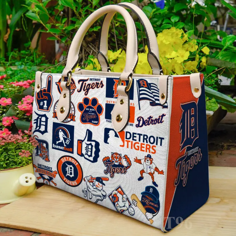 Detroit Tigers Leather Handbag