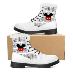 Mickey Mouse Leather Boots