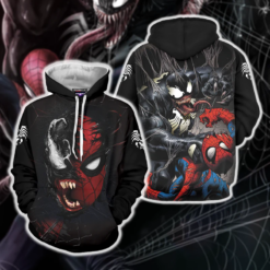 Venom Zip Hoodie 3D