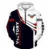 Victory Motorcycle Zip Hoodie 3D