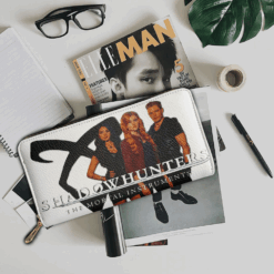 Shadowhunters Leather Zip Organizer Wallet
