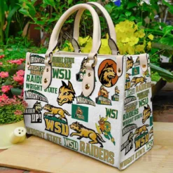 Wright State University Raiders Leather Handbag
