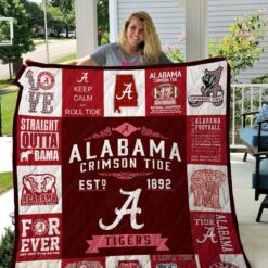 Alabama Crimson Tide Lover Quilt