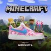 Minecraft Axolotl Air Force Shoes