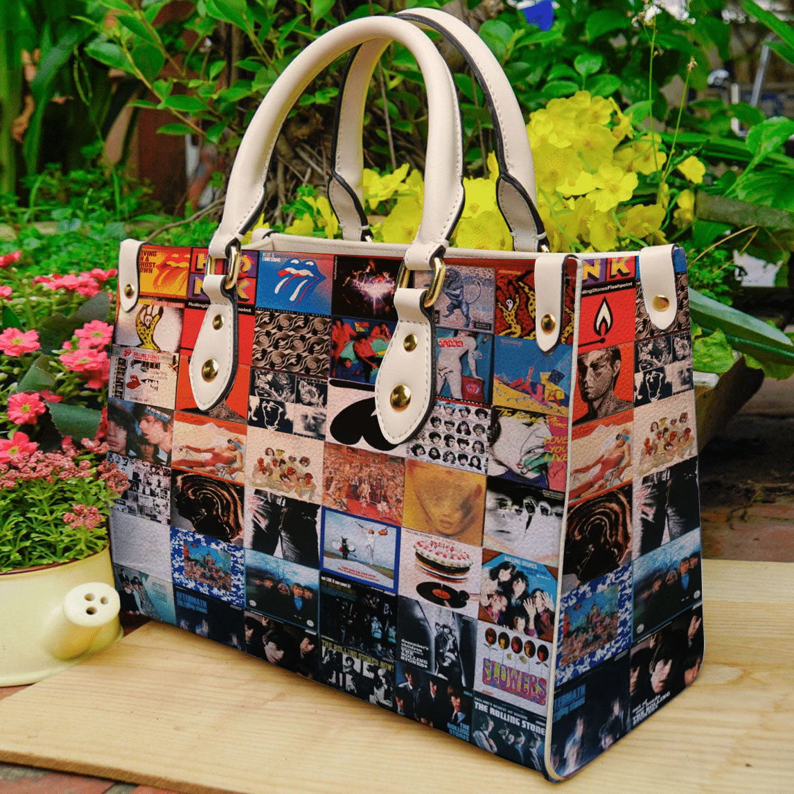 The Rolling Stones Lover Leather Handbag 1 The Rolling Stones Lover Leather Handbag