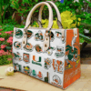 Miami Hurricanes Leather Handbag