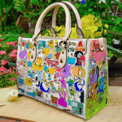Adventure Time Leather Handbag