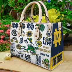 Notre Dame Fighting Irish Leather Handbag