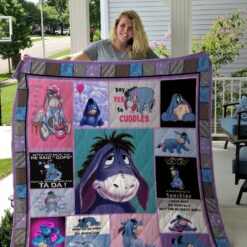 Eeyore Cute Love 1 Quilt