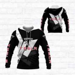 Tesla Zip Hoodie 3D