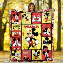 Mickey Love Minnie Quilt 09