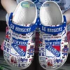 New York Rangers Love Rangers Soft Clogs