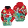 The Little Mermaid A 00 Zip Hoodie 3D