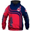 Cleveland Indians 2 Zip Hoodie 3D