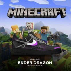 Minecraft Ender Dragon Air Force Shoes
