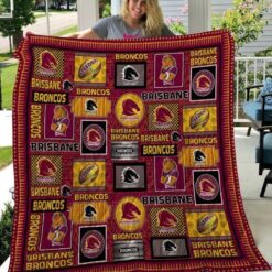 Brisbane Broncos 1 Quilt
