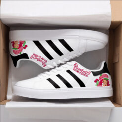 Strawberry Shortcake Black Stan Smith Shoes