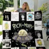 Rick And Morty 4 Quilt