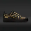 Fortnite Golden Skull Air Force Shoes