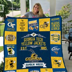 Georgia Tech Yellow Jackets Lover Quilt