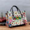 Super Mario Hand Leather Handbag