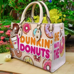 Dunkin Donut 1 Leather Handbag