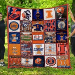 Illinois Fighting Illini Quilt