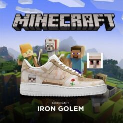 Minecraft Iron Golem Air Force Shoes
