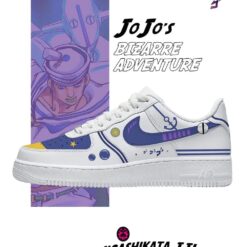 Jojo Bizarre Josuke Higashika Air Force Shoesb 2