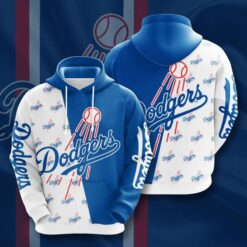 Los Angeles Dodgers A 00 Zip Hoodie 3D