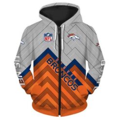 Denver Broncos 1G Hoodie Zip Hoodie