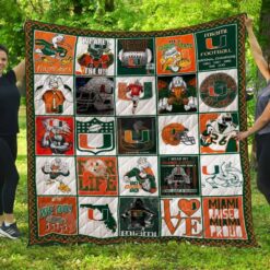Miami Hurricanes Lover Quilt
