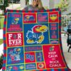 Kansas Jayhawks 3 Quilt