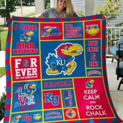 Kansas Jayhawks 3 Quilt