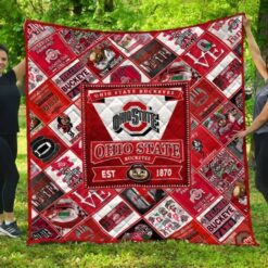 The Ohio State Buckeyes Lover Quilt