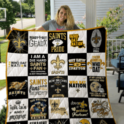 New Orleans Saints 1 Quilt