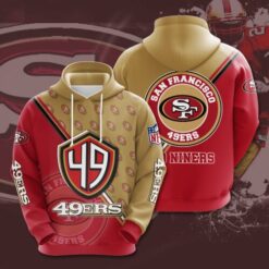 San Francisco 49Ers Hoodie 3D