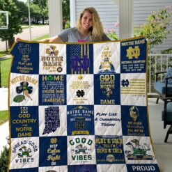 Notre Dame Fighting Irish Quilt