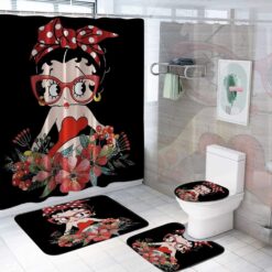 Betty Boop Bathroom Shower Curtain
