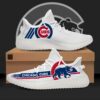 Chicago Cubs White Yeezy Shoes