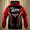 Victory Motorcycle 1 Zip Hoodie 3D