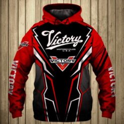 Victory Motorcycle 1 Zip Hoodie 3D