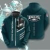 Philadelphia Eagles 1 Zip Hoodie 3D